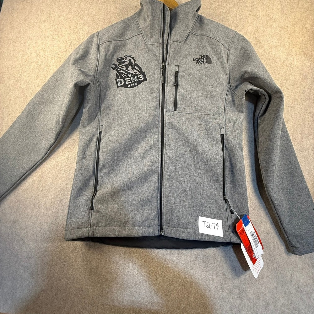 The North Face Apex Barrier Soft Shell Jacket Grey Mens Small NWT